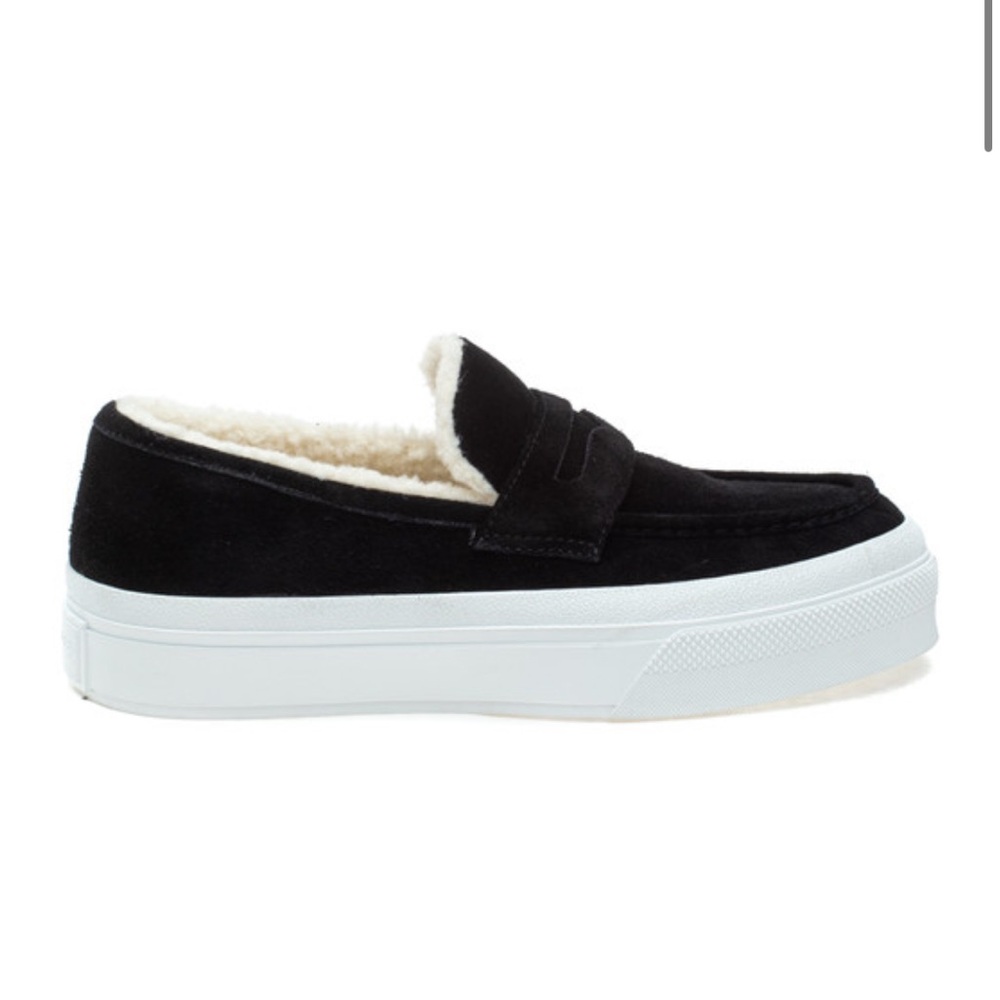 NWT J/SLIDES GILES Black Suede Slip-On Loafer Sneaker - Picture 1 of 16